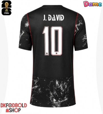 Canada Jonathan David #10 Udebanetrøje Dame VM 2026 Kort ærmer
